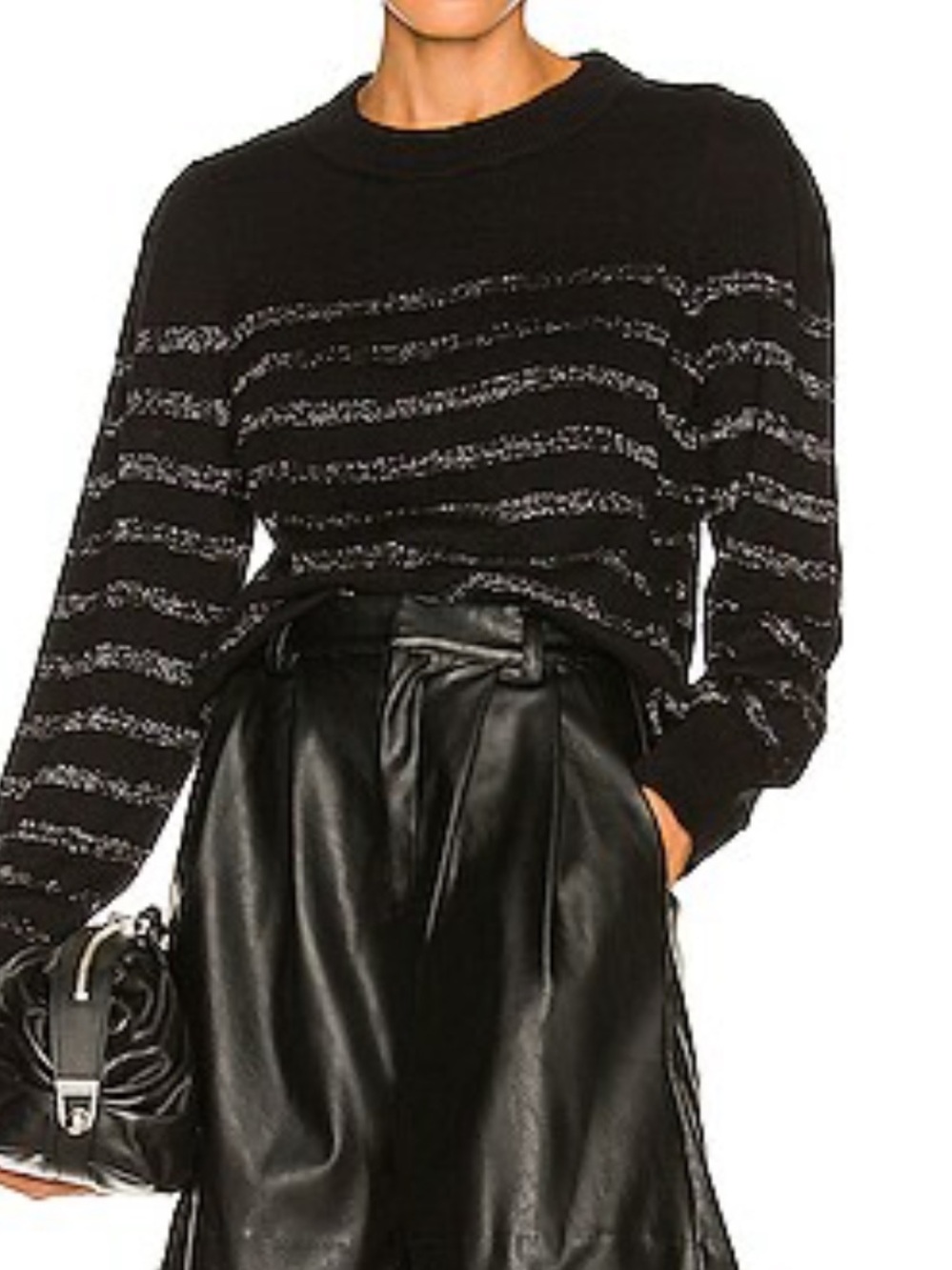 Rails Allegra Sweater in Black Metallic Size S
